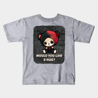 Cute Bear Would You Like a Hug? Kids T-Shirt